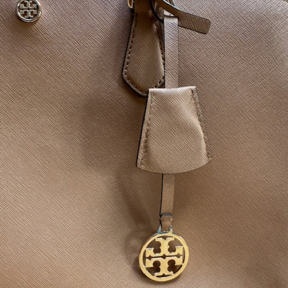 Tory Burch Tan Leather Tote Bag - Picture 8 of 13